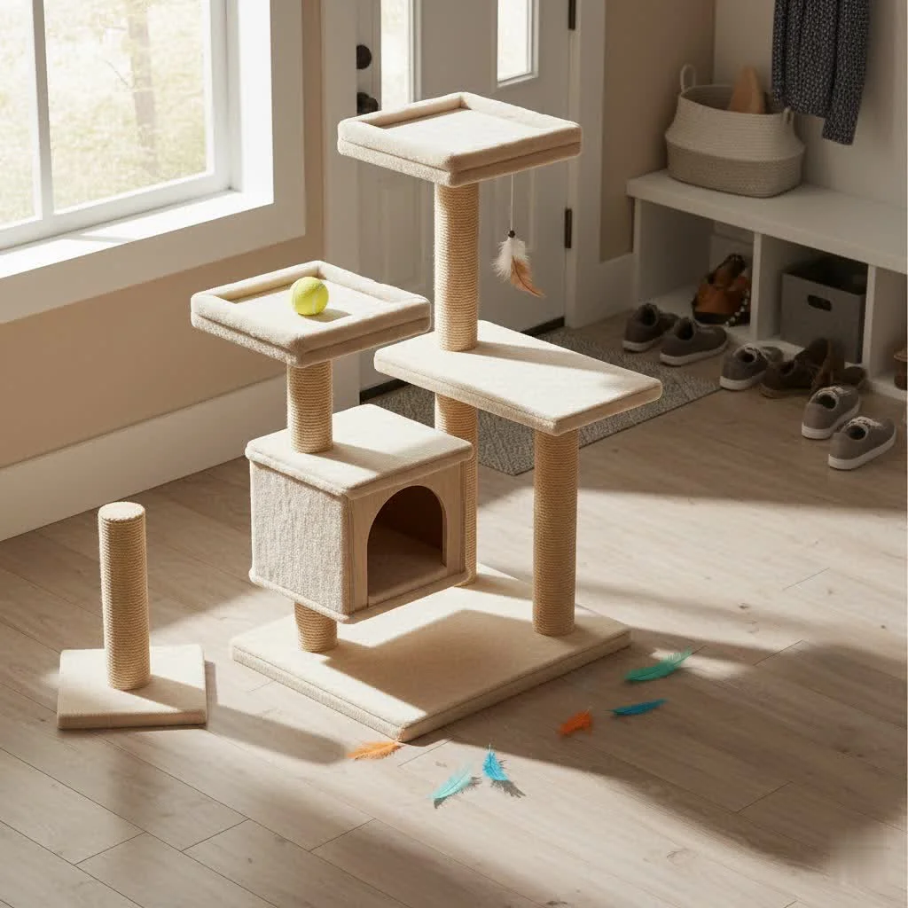 The Whimsical World of Mushroom Cat Trees: Play, Perch, &amp; Purr in Style