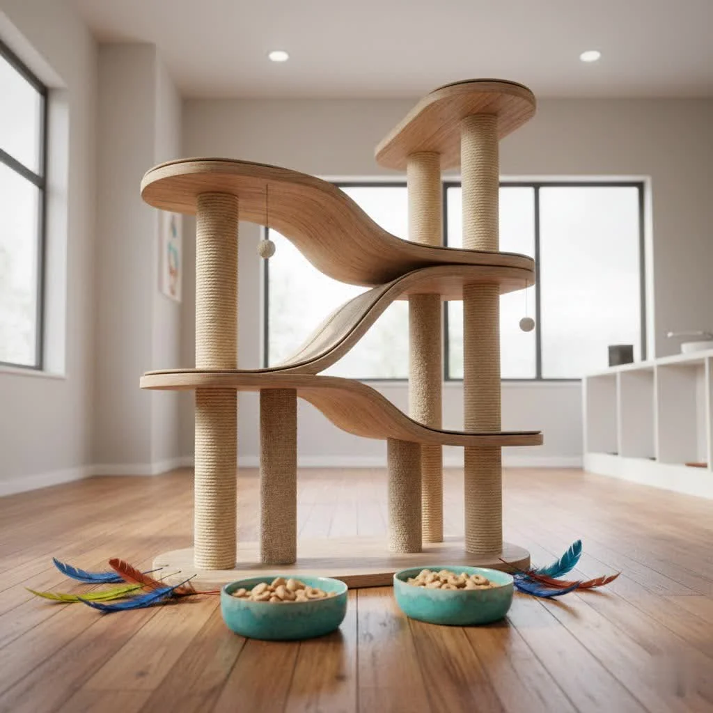 Happy & Polly Cat Trees: Blending Whimsy with Feline Functionality